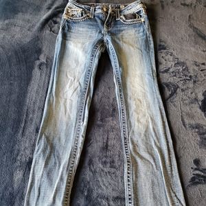 Miss Me Embelished Booty boot cut jeans